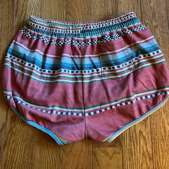 Aviator Nation Tulum Rainbow Jogger Shorts NEW Large - Picture 3 of 3